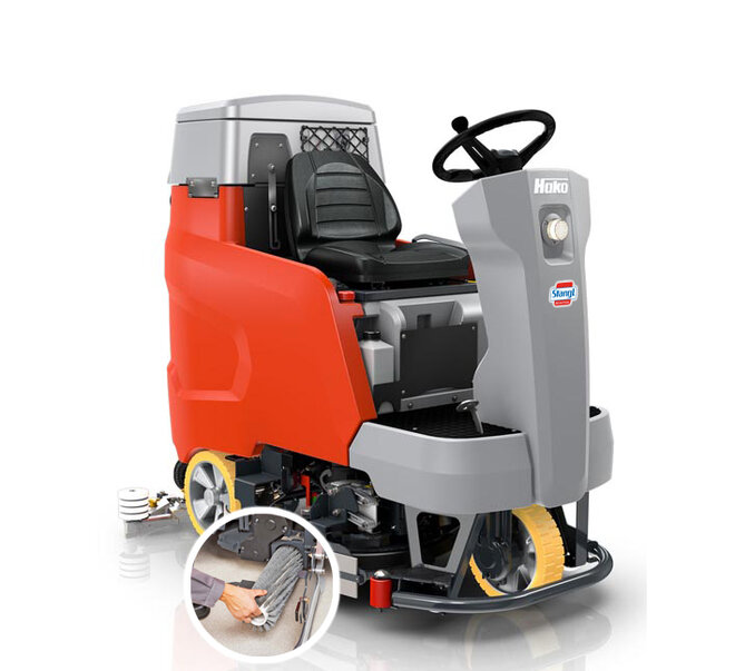 Hako Bodenreinigungsmaschine B120-R WB von Stangl mit Walzenbürste