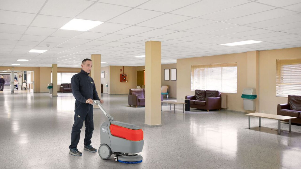 Die reduzierte Lautstärke im Silent Mode der B15 ermöglicht leises Reinigen in sensiblen Bereichen wie Krankenhäusern