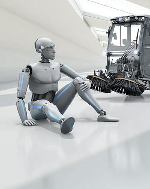 Hako Citymaster 1650ZE vollelektrische Kompaktkehrmaschine von Stangl