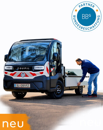 Stangl präsentiert den neuen, modernen Elektrotransporter G4+ von Goupil, mit mehr Nutzlast, mehr Reichweite, mehr Komfort