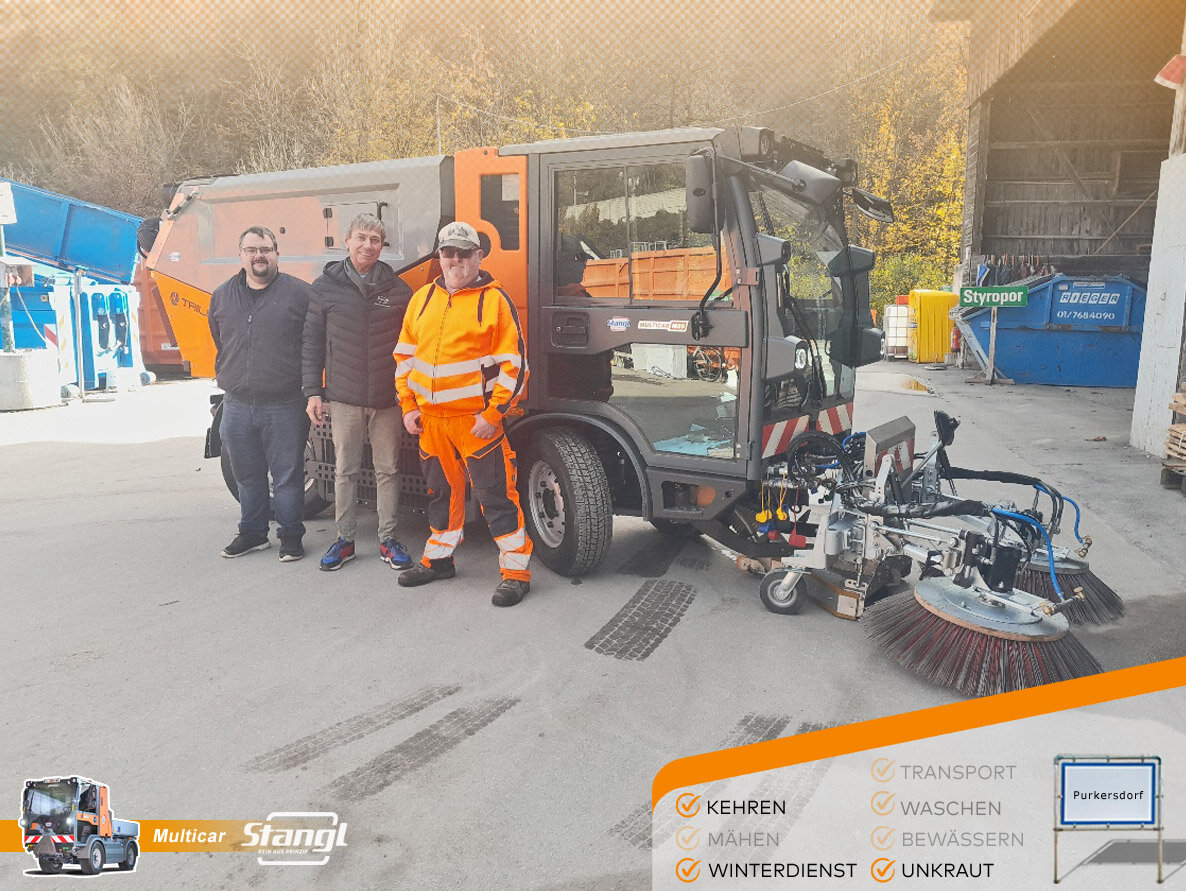neuer Multicar von Stangl für Stadtgemeinde Purkersdorf