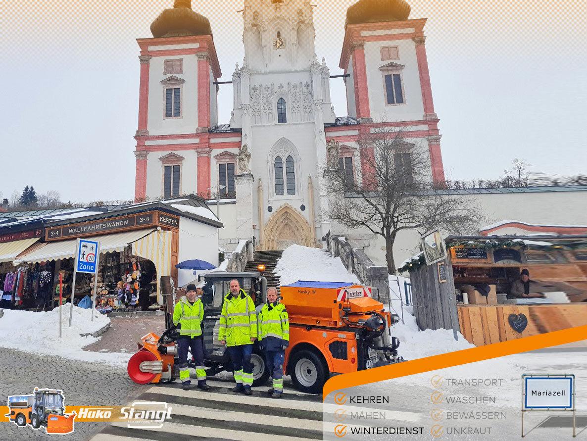 Stadtgemeinde Mariazell erhält neue Kommunalmaschine für den Winterdienst und zum Kehren von Stangl 