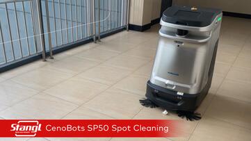 Video zur autonomen Kehrsaugmaschine CenoBots SP50 Spotcleaning Funktion