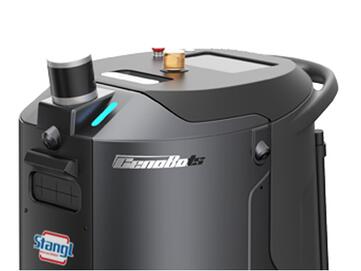 Der 3D LiDAR Sensor des Cenobots L4 von Stangl ermöglicht die hochpräzise Erfassung der Umgebung. 