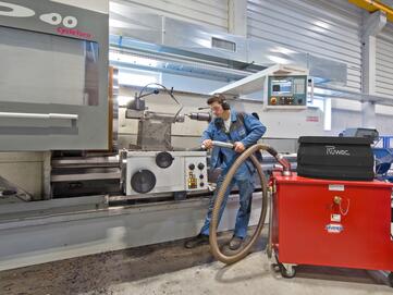 Stangl Industriesauger von Ruwac zur Absaugung von Späne