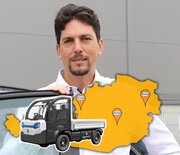 Markus Schwarzbauer Stangl Verkaufsberater für kompakte Elektro-Transporter von Goupil