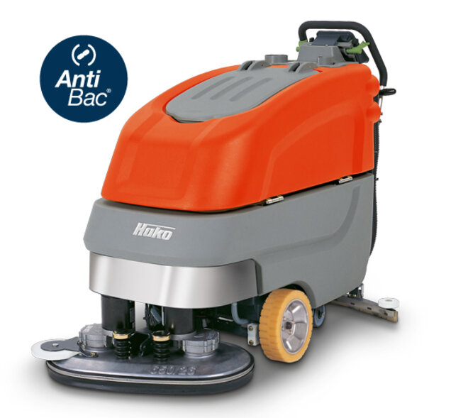 Scheuersaugmaschine Scrubmaster B70 von Stangl zur Bodenreinigung