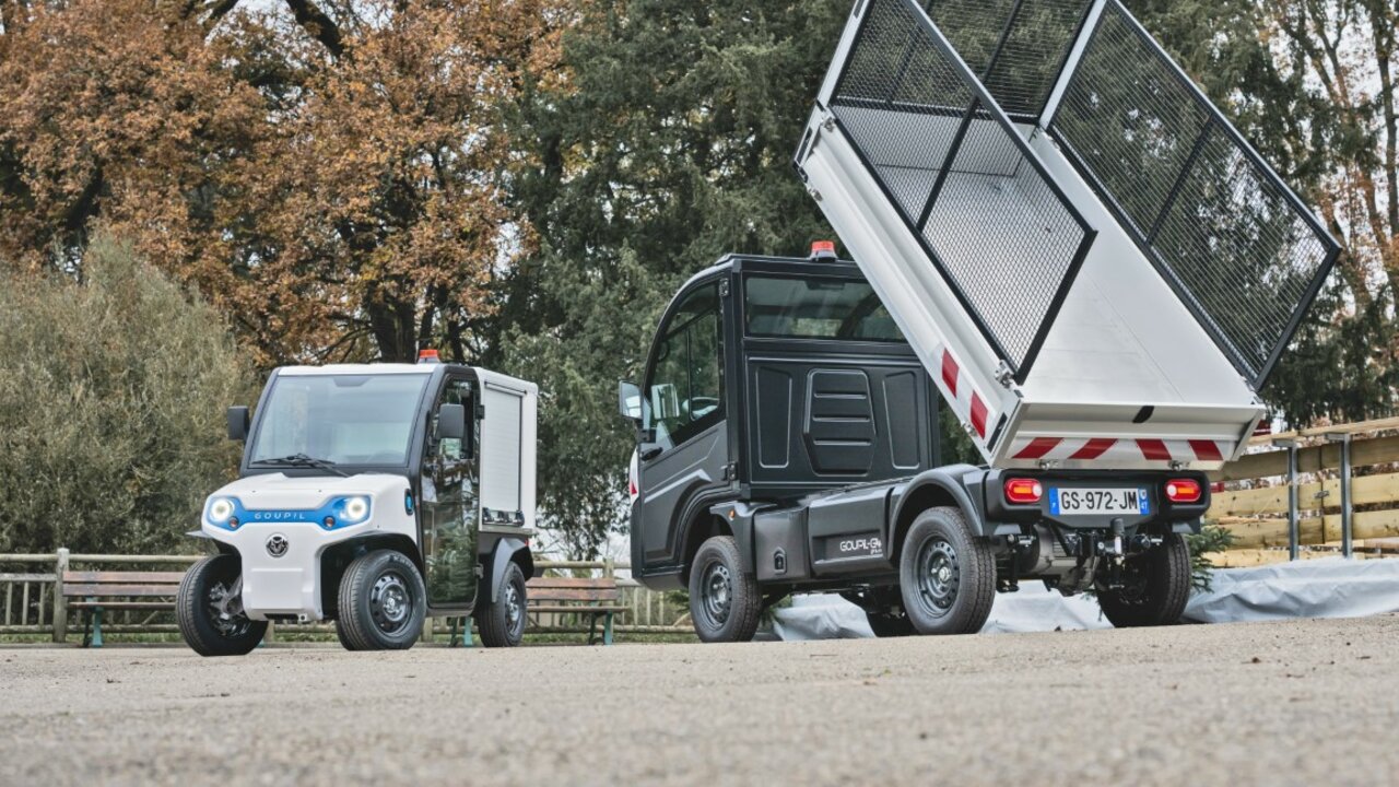Elektronutzfahrzeug Goupil G4 perfekt für innerstädtische Abfallentsorgung | © Goupil