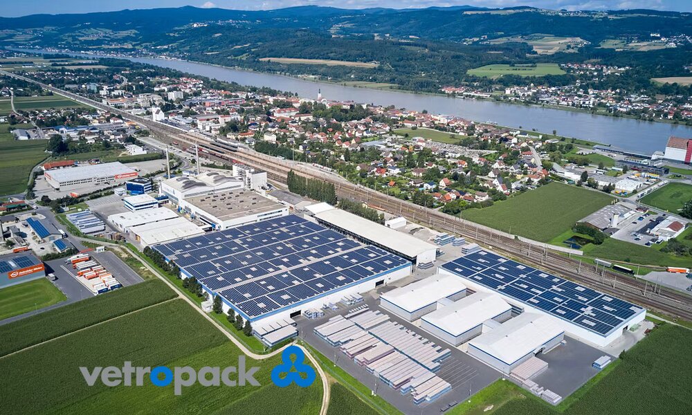 Firmengelände Vetropack in Pöchlarn