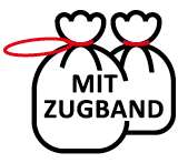 Müllsäcke: mit Zugband